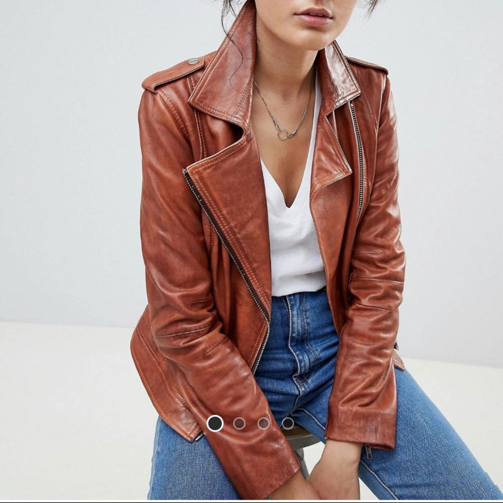 Barneys originals real leather jacket